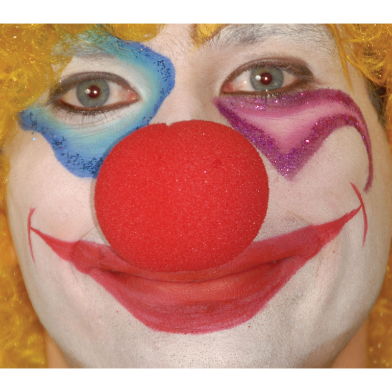 Červený klaunský nos 5 cm