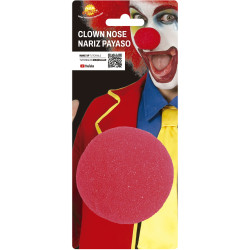 Červený klaunský nos 5 cm