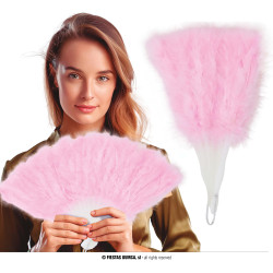 Vějíř péřový růžový