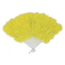 Vějíř péřový žlutý