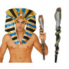 Motív egyptského žezla s hadom