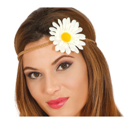 Hippie čelenka s kvetmi