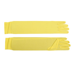 Rukavičky žluté dlouhé