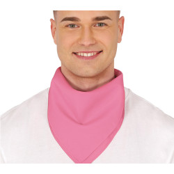 Ružová jednofarebná šatka