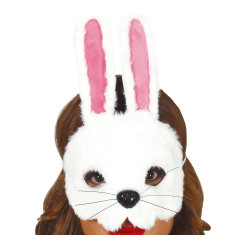 Maska zajíček plyšová