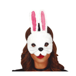 Maska zajíček plyšová