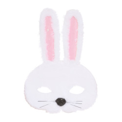 Maska zajíček plyšová