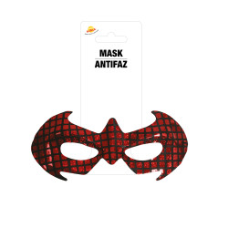 Škraboška superhrdiny motiv pavučina