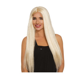 Dlouhá dámská blond paruka