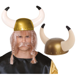 Vikingská prilba s rohmi