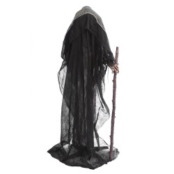 Čarodejnícka figurína, pohyblivá, hovoriaca, osvetlená, 160 cm