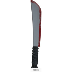 Nôž s krvou, 41 cm, plastový