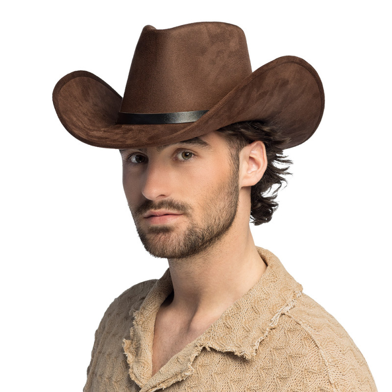 Kovbojský klobouk Bronco hnědý