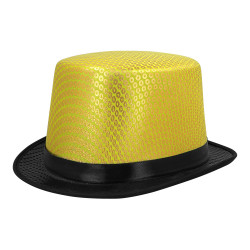 Klobouk Caprice cylindr zlatý
