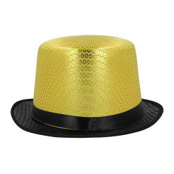 Klobouk Caprice cylindr zlatý