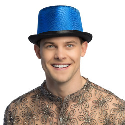 Klobouk Caprice cylindt modrý