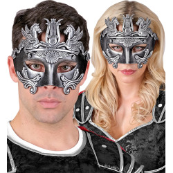 Stříbrná škraboška řecko-římská