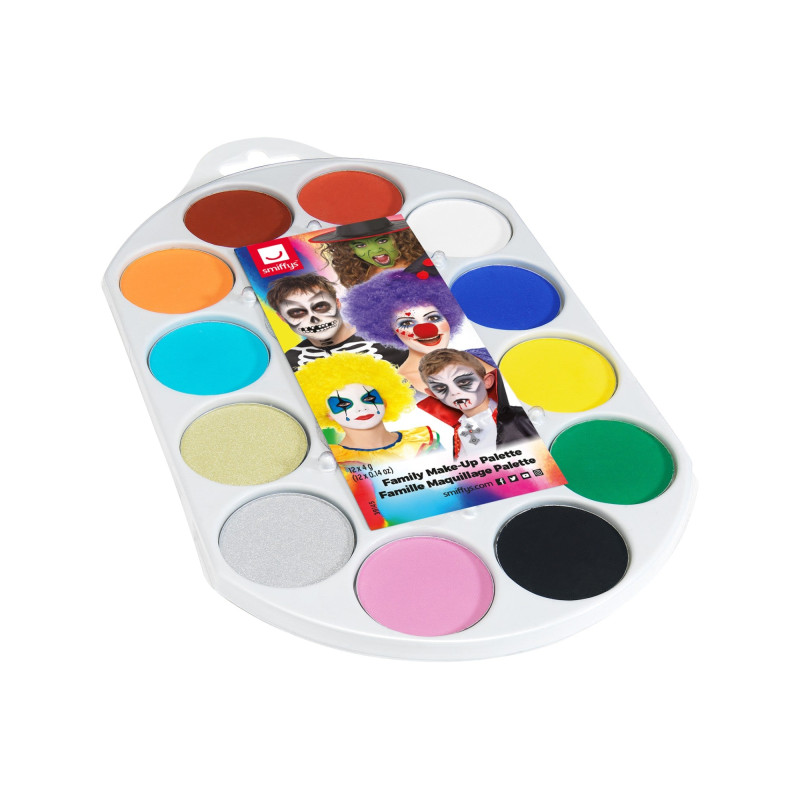 Make-Up FX, 12-farebná paleta, aqua