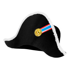 Napoleonský klobúk, čierny