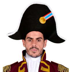 Napoleonský klobúk, čierny
