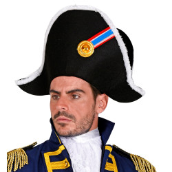 Napoleonský klobúk, čierny