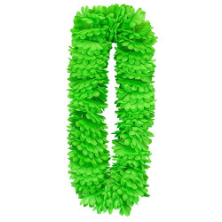 Hustý havajský věnec zelený