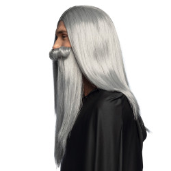 Pánská paruka čaroděj s plnovousem