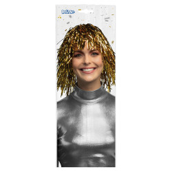 Paruka zlatá staniolová