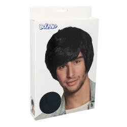 Paruka pánská černá krátká
