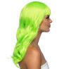 Paruka zelená dlouhá dámská