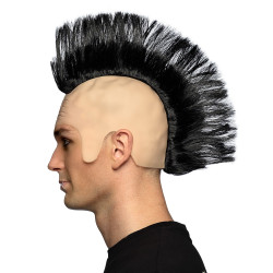 Paruka punk číro černé