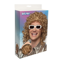 Blond paruka zpěvák s brýlemi