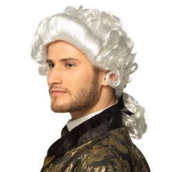Biela baroková parochňa pre mužov