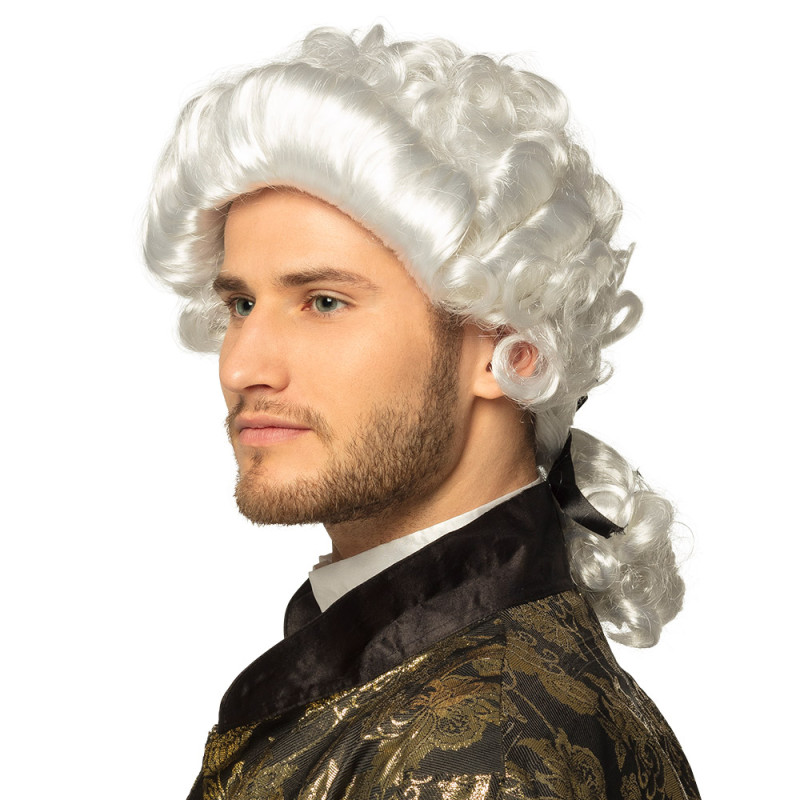 Biela baroková parochňa pre mužov