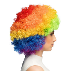 Paruka afro multikolor XL