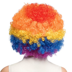 Paruka afro multikolor XL