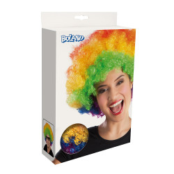 Paruka afro multikolor XL