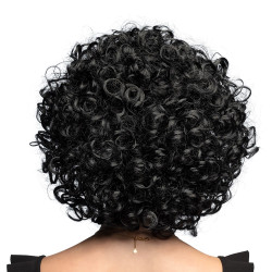 Dámská paruka černá kudrnatá Candice