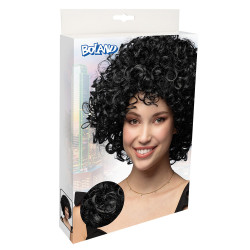 Dámská paruka černá kudrnatá Candice