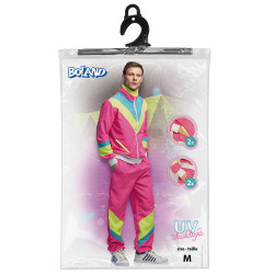 Retro tepláková souprava pánská růžová M