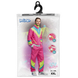 Retro tepláková souprava pánská růžová XXL