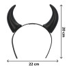 Čertovské rohy plastové černé