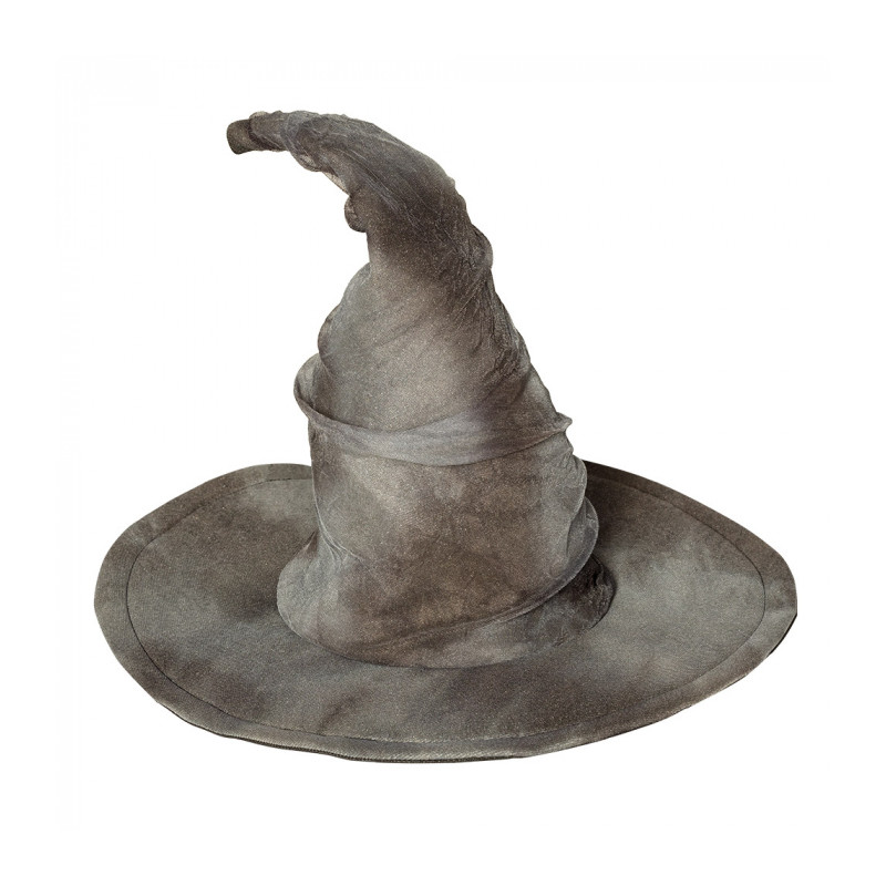 Čarodějnický klobouk lux šedivý