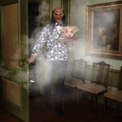 Latexová maska zabíjačka