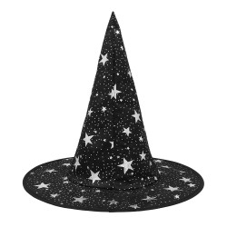 Klobouk čarodějnice Sylvara s hvězdami