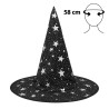 Klobouk čarodějnice Sylvara s hvězdami
