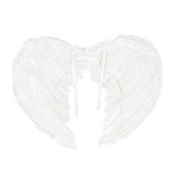 Sada anděl křídla a svatozář bílá