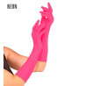 Rukavičky růžové neonové