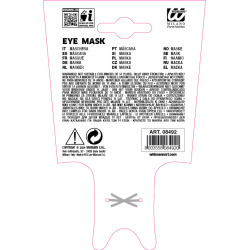 Strieborná divadelná maska