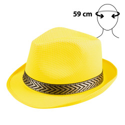 Párty klobouk žlutý se stužkou